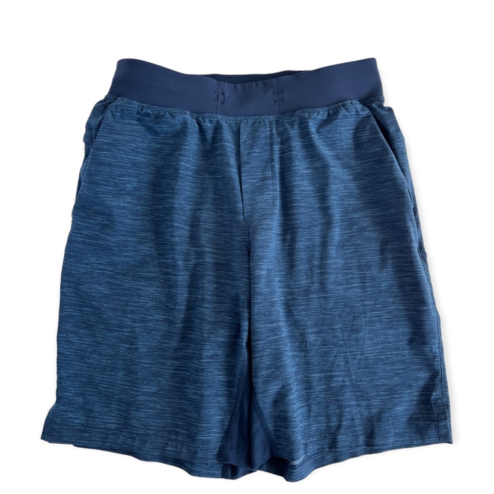 Lululemon • T.H.E. Short Linerless 9" Updated
Heather Allover Iron Blue Navy